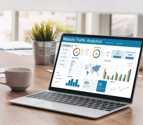 Data analytics and reporting by AIT NEX Technologies Pvt Ltd for business insights and growth tracking